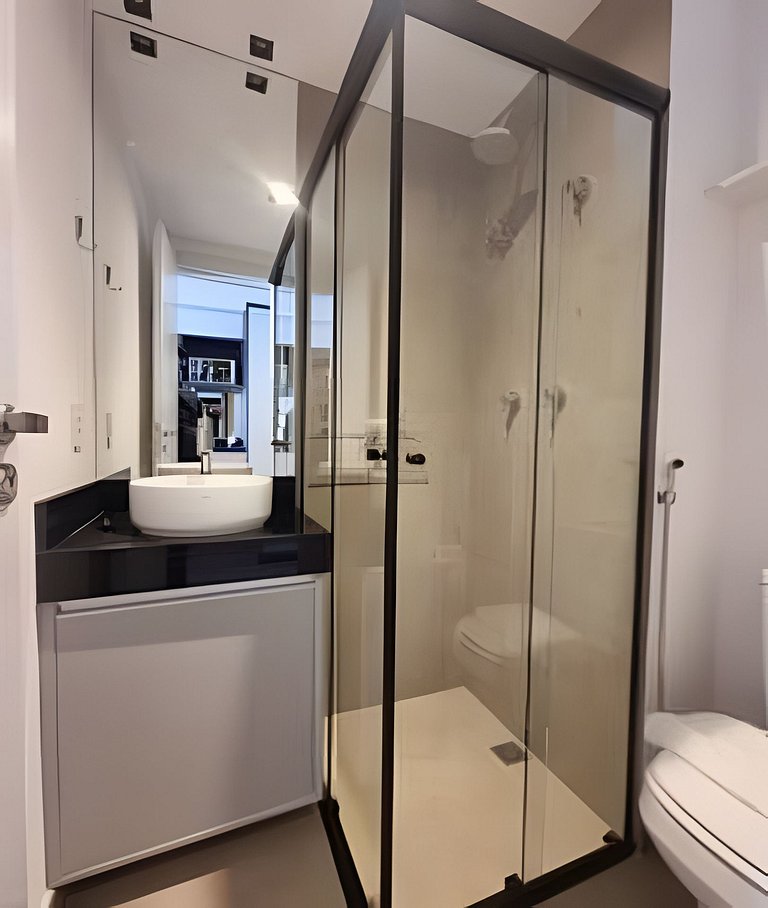 Studio com Varanda na Bela Vista