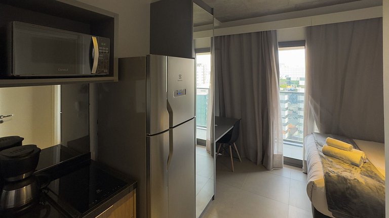 Lindo Apto Studio no Paraíso