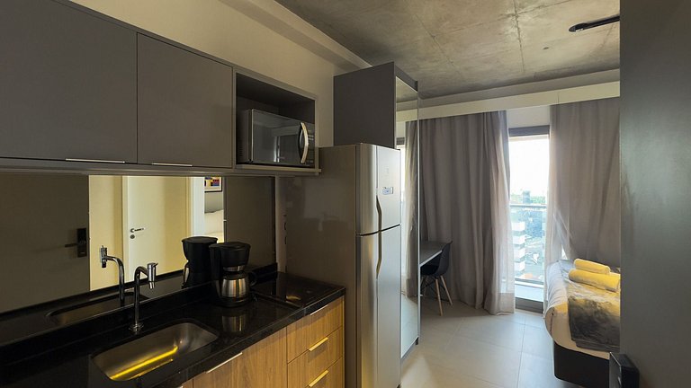 Lindo Apto Studio no Paraíso