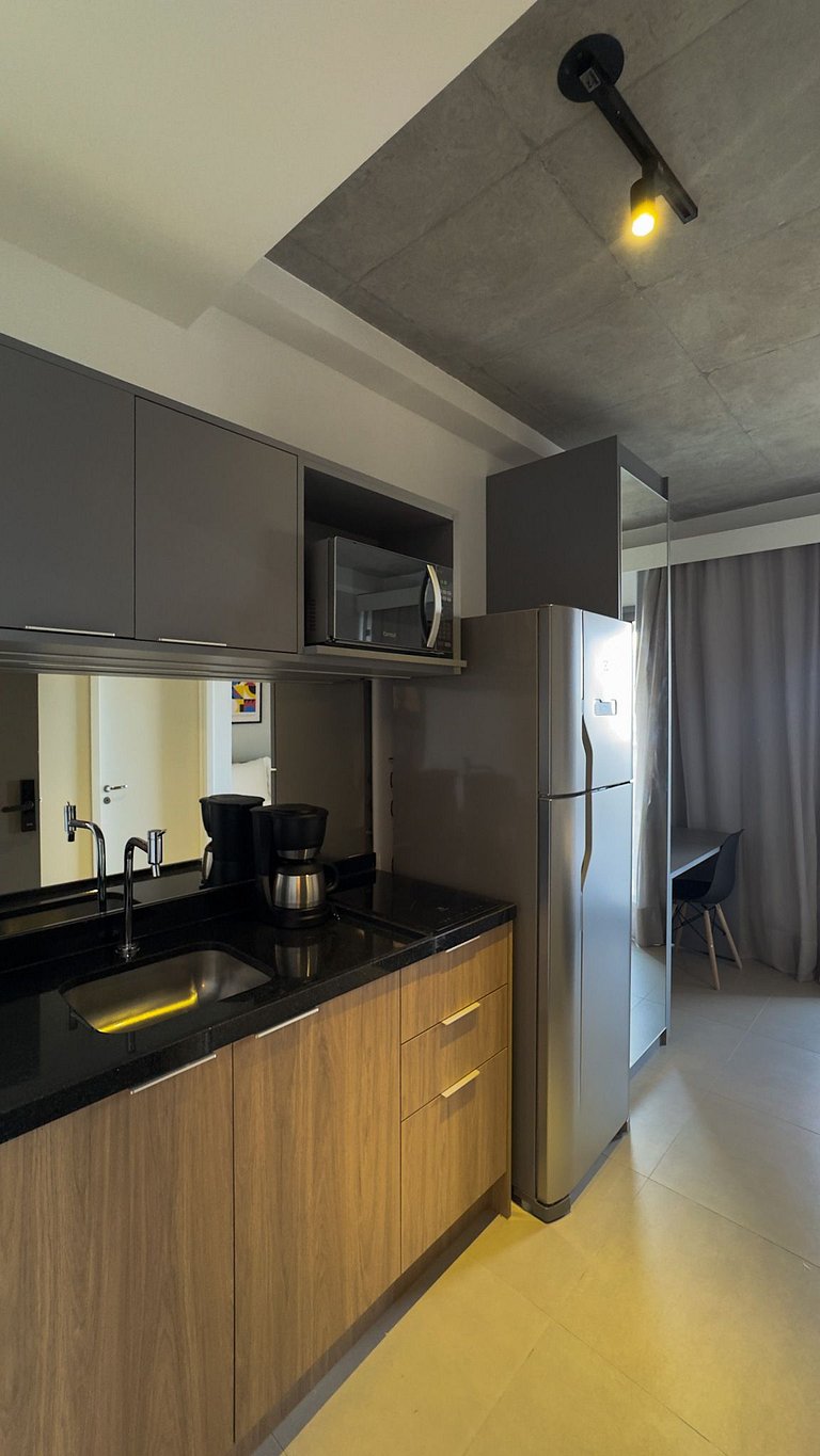 Lindo Apto Studio no Paraíso